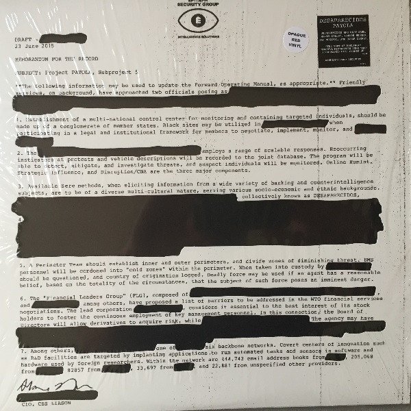 Desaparecidos - Payola LP, Album, Dlx, Red